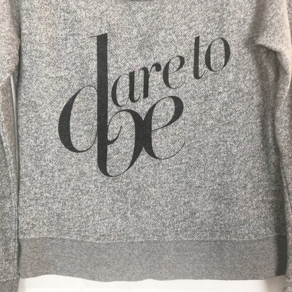 Independent Dare To Be Heathered Gray Sweatshirt Size S - Picture 4 of 11